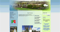 Desktop Screenshot of obecroudna.cz